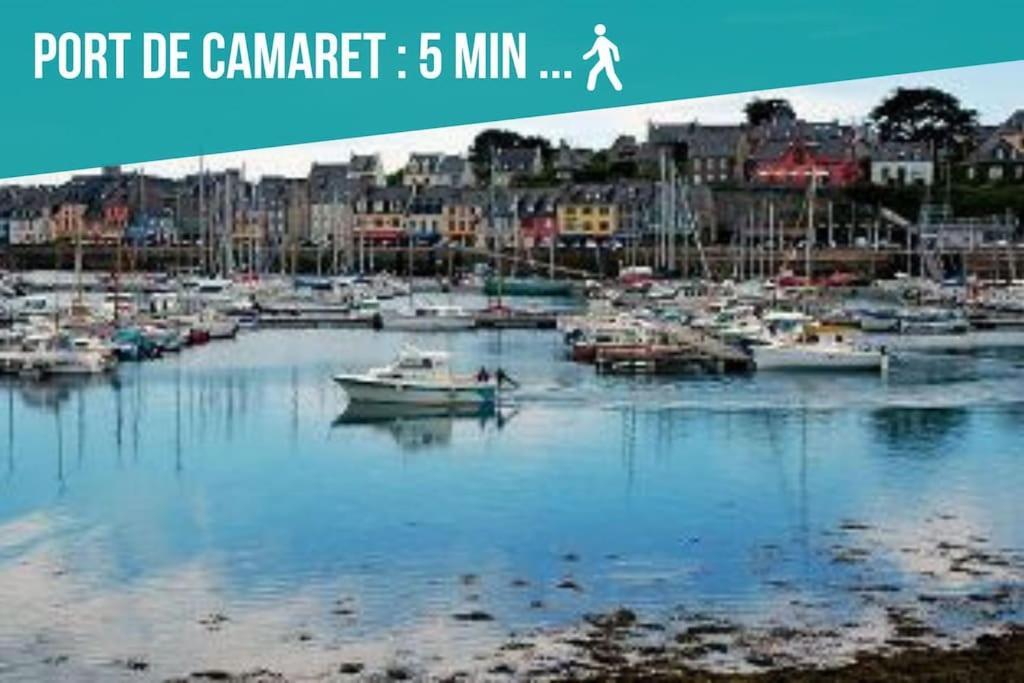 Ti Rouz/Wifi/Port A Pieds Villa Camaret-sur-Mer Exteriör bild