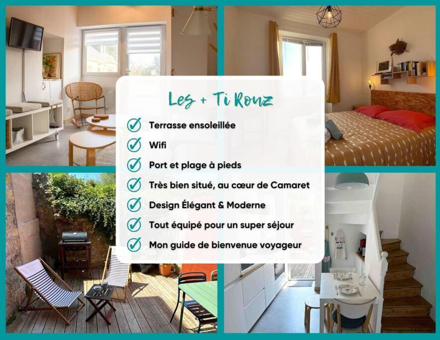 Ti Rouz/Wifi/Port A Pieds Villa Camaret-sur-Mer Exteriör bild